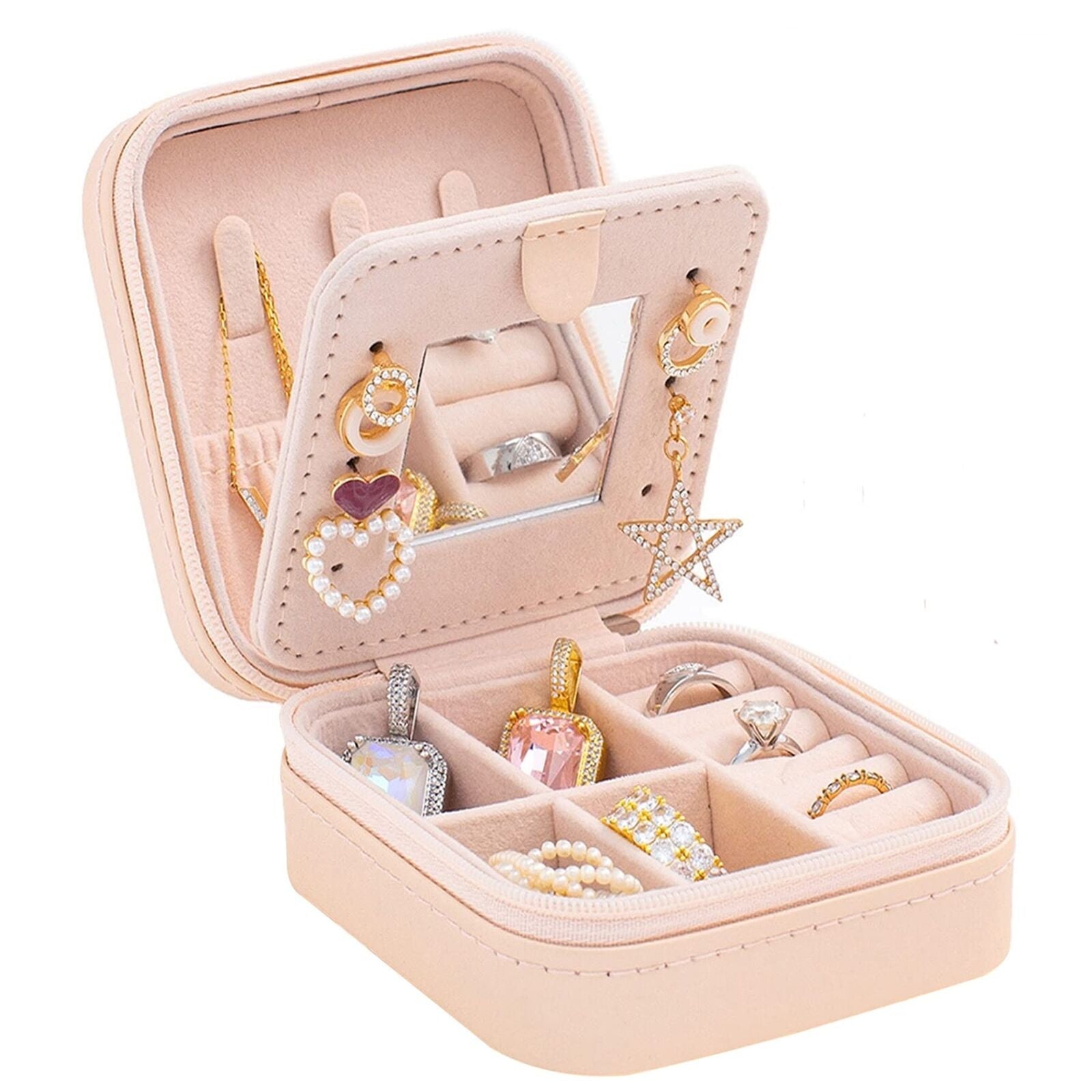 Kelofon Travel Jewelry Case Travel Jewelry Box Travel Jewelry Organizer Small...